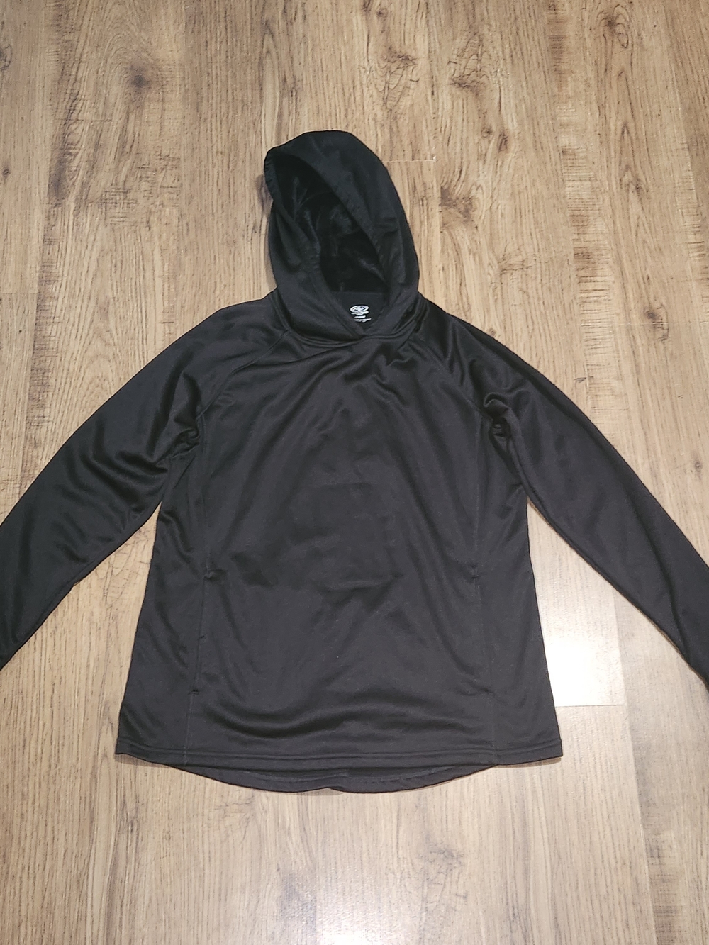 Athletic Works Black Hooded Performance Jacket